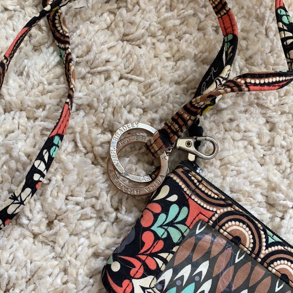 Vera Bradley ID Wallet & Matching Lanyard - Picture 6 of 9